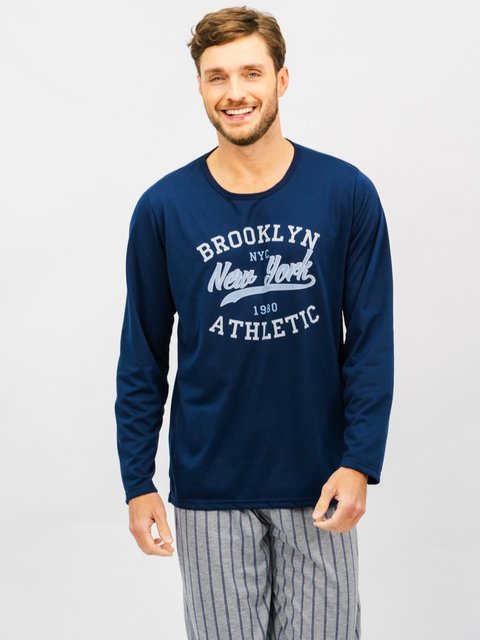 Pijama Masculino de Inverno - Brooklyn