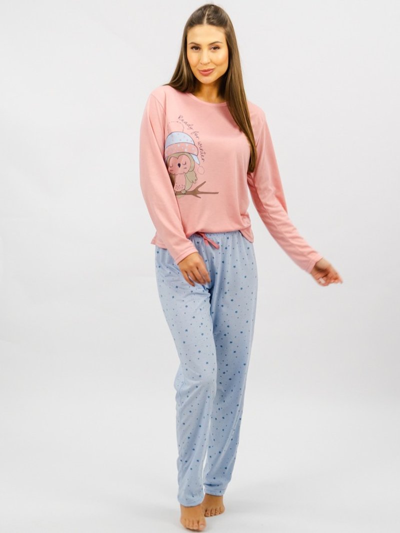 Pijama Feminino de Inverno - Coruja