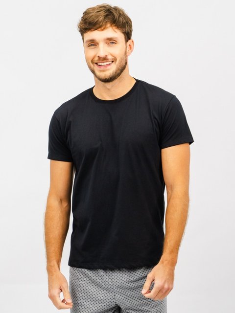 Camiseta 100% Algodão Penteado Premium - Preto