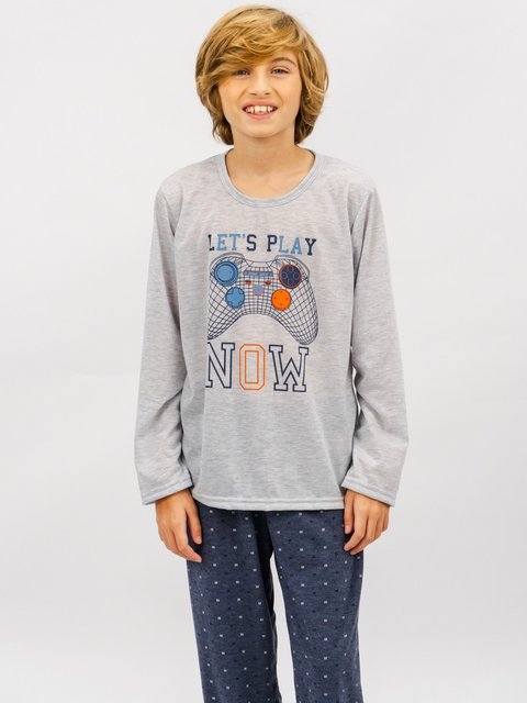 Pijama Infantil Menino de Inverno - Vamos Jogar