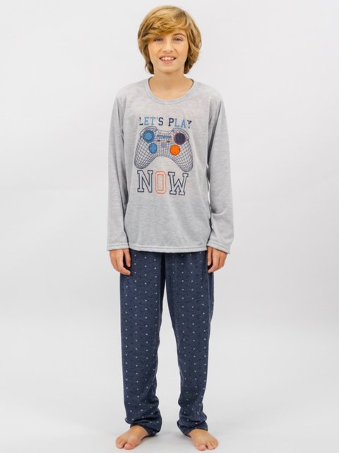 Pijama Infantil Menino de Inverno - Vamos Jogar