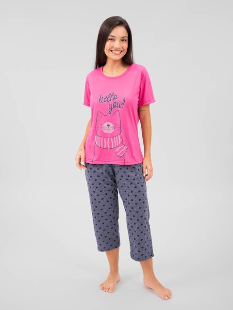 Pijama Feminino Capri - Oi