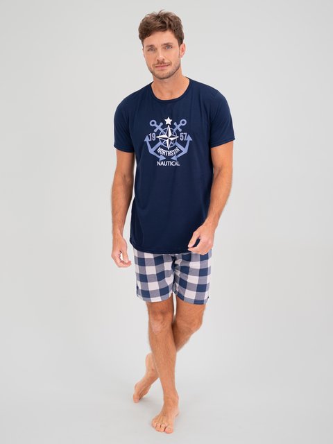 Pijama Masculino de Verão - Nautical 