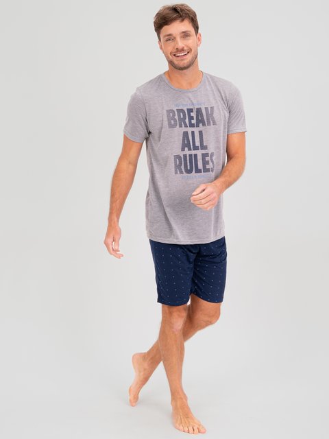 Pijama Masculino de Verão - All Rules