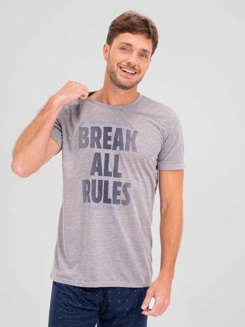Pijama Masculino de Verão - All Rules