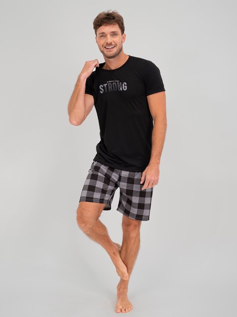 Pijama Masculino de Verão - Seja Forte