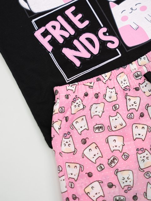 Pijama Infantil Menina de Verão - Oi Amigos