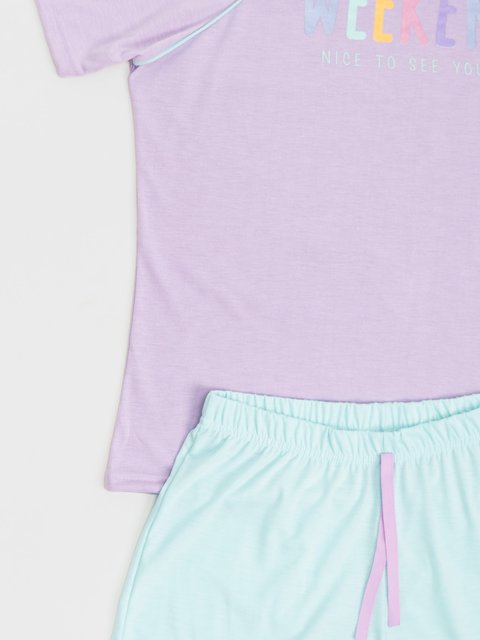 Pijama Feminino de Verão - Final de Semana