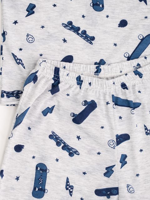 Pijama de Infantil Menino de Verão - Skate Power