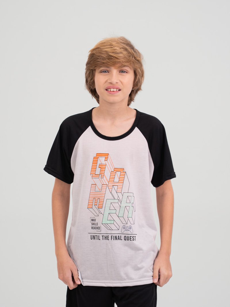 Pijama de Infantil Menino de Verão - Gamer Boy
