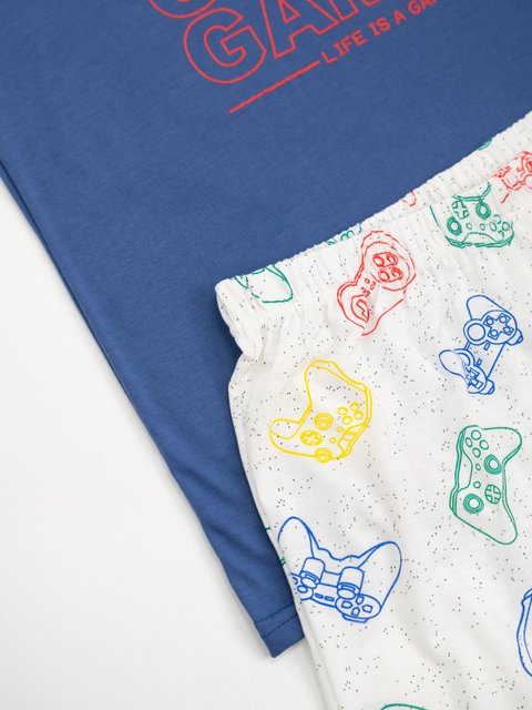 Pijama Masculino de Verão - Vida de Gamer