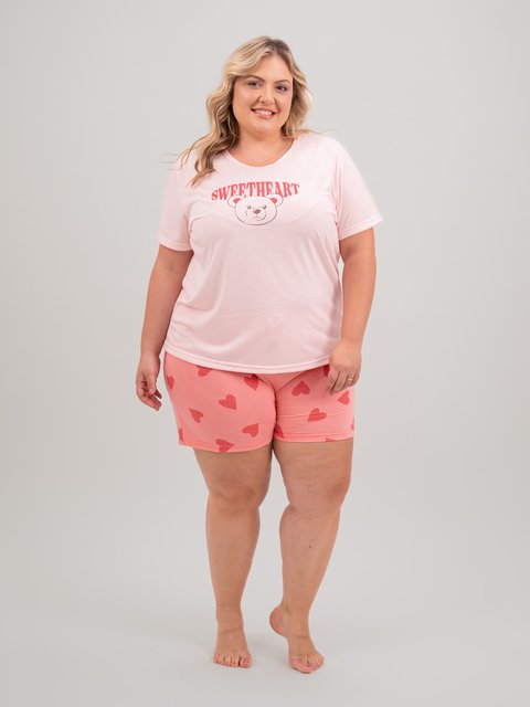 Pijama Feminino Plus Size de Verão - Querida