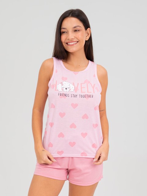 Pijama Feminino Regata - Amável