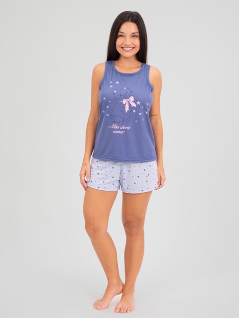 Pijama Feminino Regata - Mon Cherie