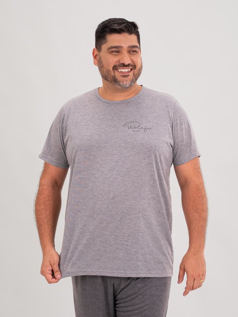 Pijama Masculino Plus Size de Verão - Authentic Waleju