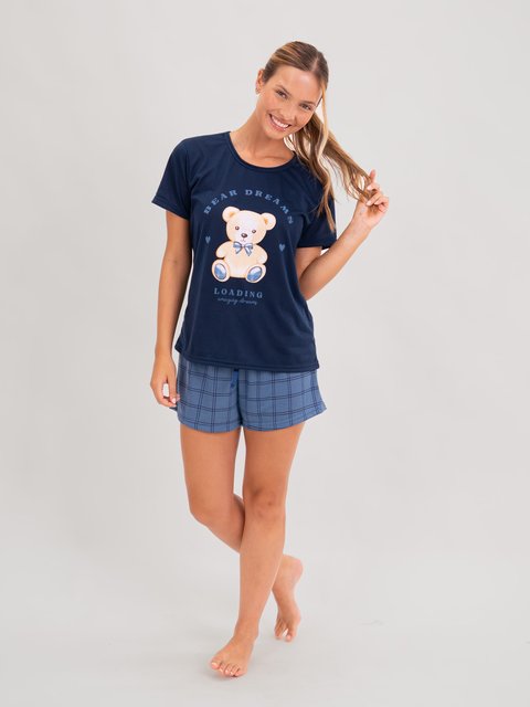 Pijama Feminino de Verão - Bear Family