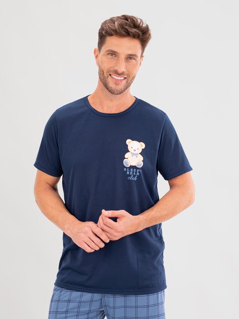 Pijama Masculino de Verão - Bear Family