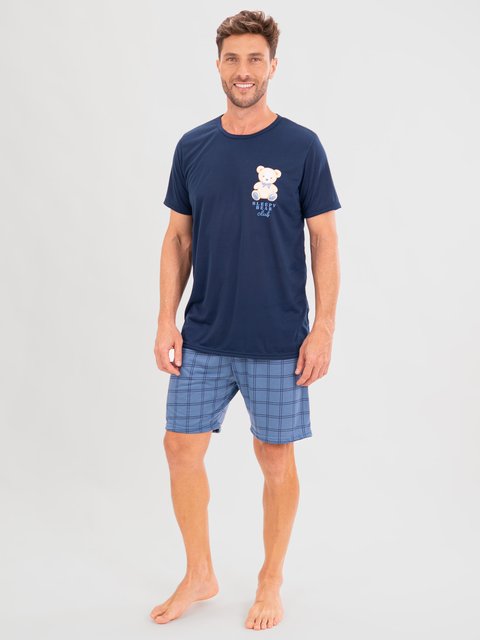 Pijama Masculino de Verão - Bear Family