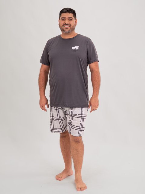 Pijama Masculino Plus Size de Verão - Dream Family