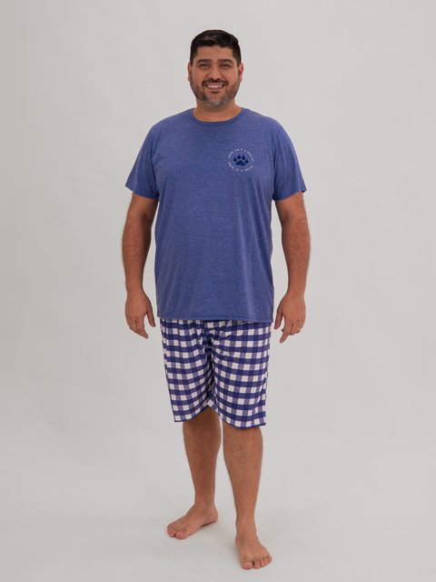Pijama Masculino Plus Size de Verão - Nice Day 