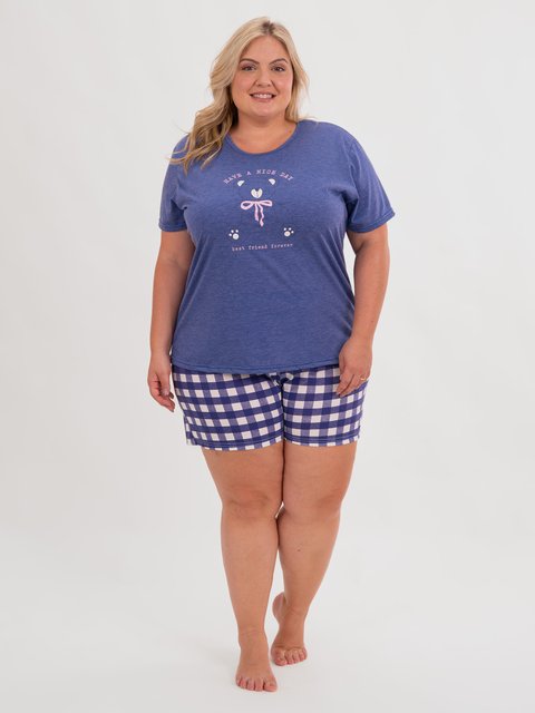 Pijama Feminino Plus Size de Verão – Nice Day