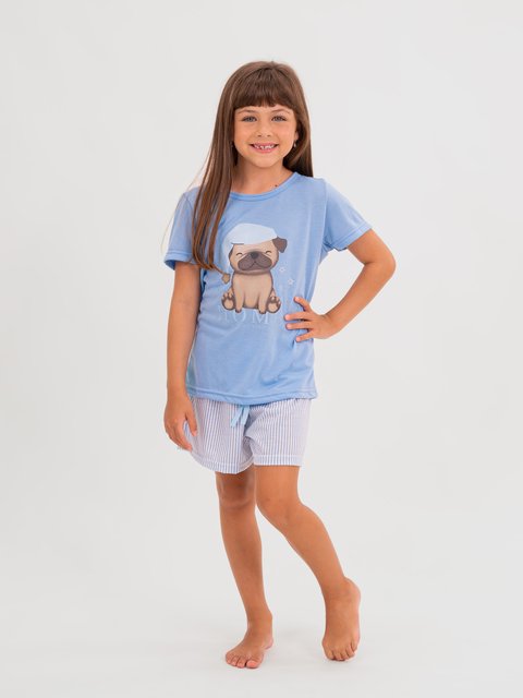 Pijama Infantil Menina de Verão - Sleepy Family