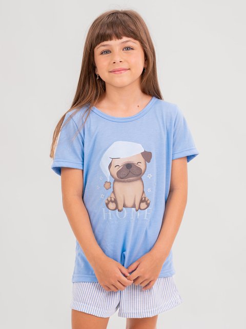 Pijama Infantil Menina de Verão - Sleepy Family