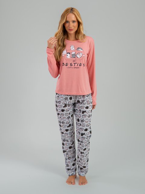 Pijama Feminino de Inverno - Besties