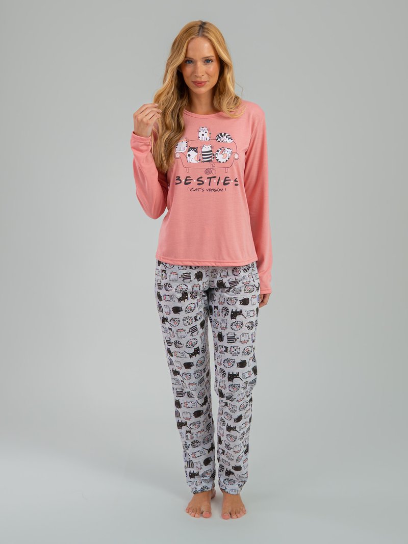 Pijama Feminino de Inverno - Besties