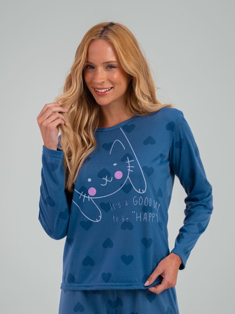 Pijama Feminino de Inverno - Good Day