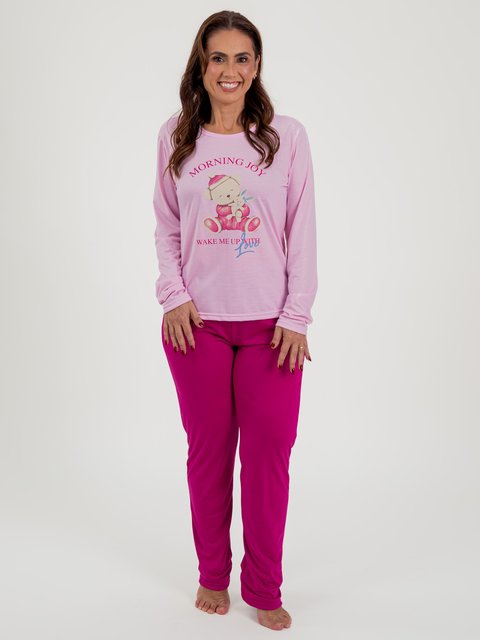 Pijama Feminino de Inverno - Manhã Alegre