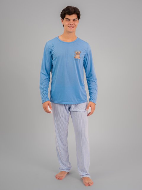 Pijama Masculino de Inverno - Sleepy Family