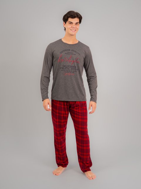 Pijama Masculino de Inverno - Los Angeles