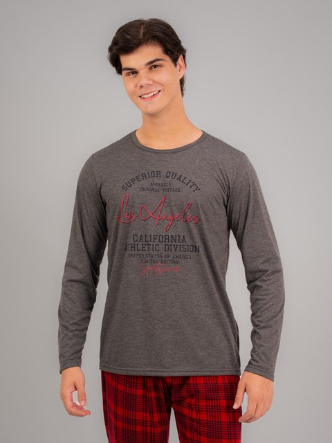 Pijama Masculino de Inverno - Los Angeles