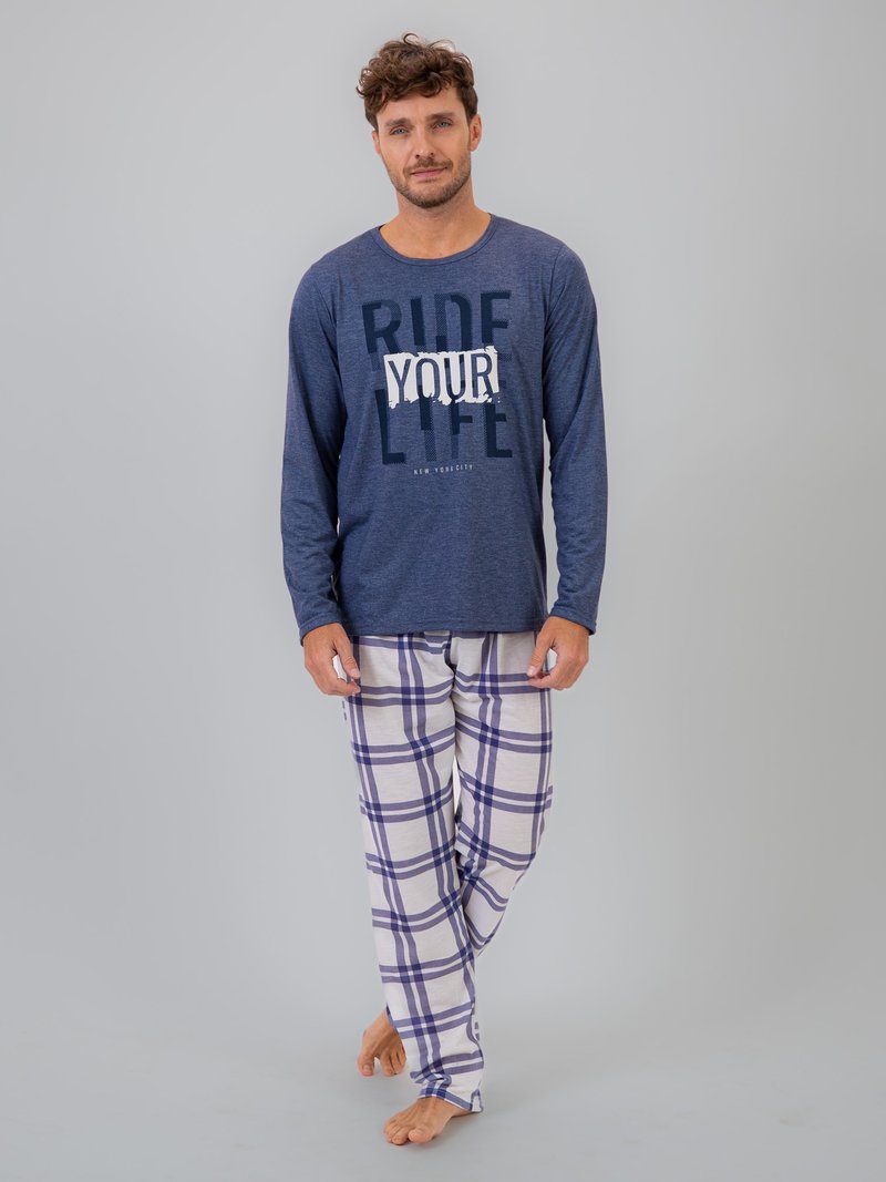Pijama Masculino de Inverno - Ride