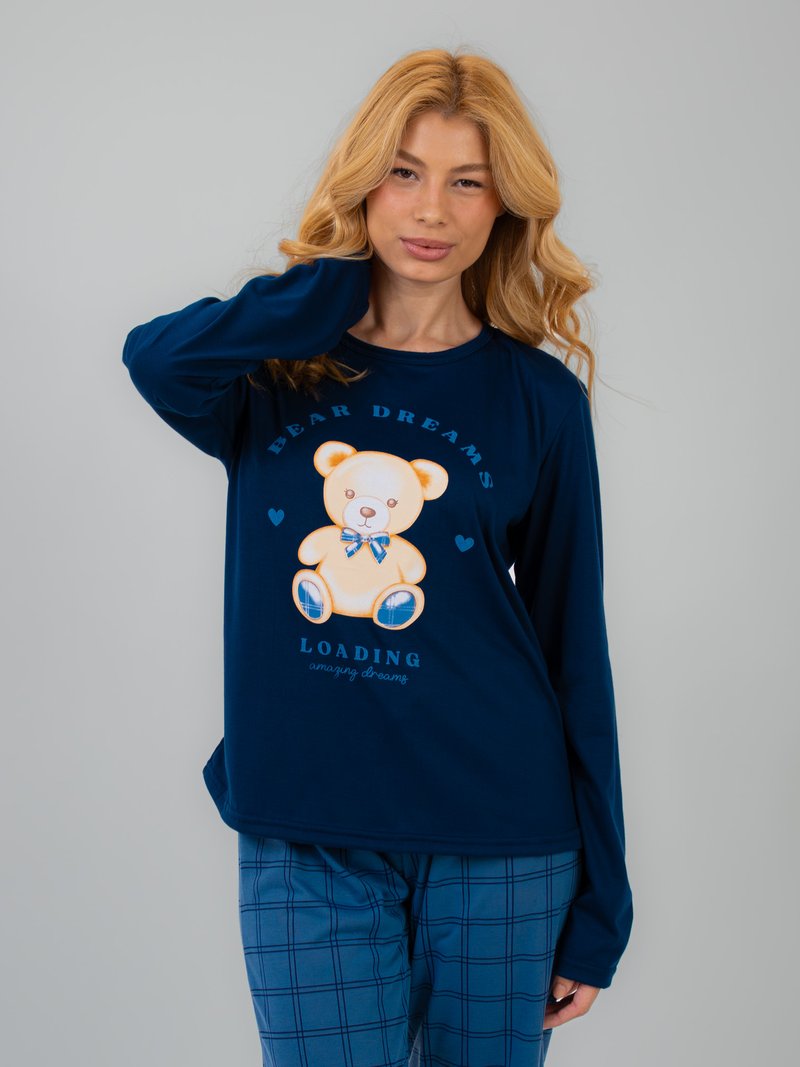 Pijama Feminino de Inverno - Bear Family