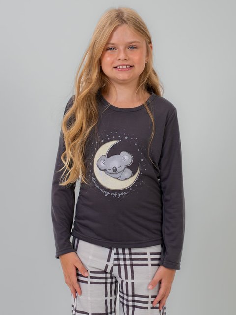 Pijama Infantil Menina de Inverno - Dream Family