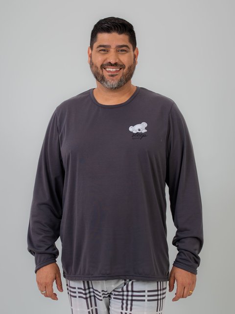 Pijama Masculino Plus Size de Inverno - Dream Family