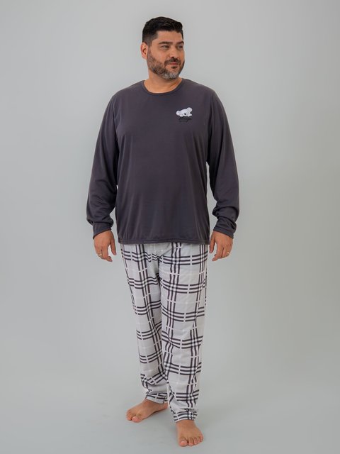 Pijama Masculino Plus Size de Inverno - Dream Family