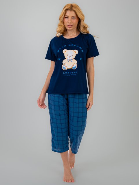 Pijama Feminino Capri - Bear Family