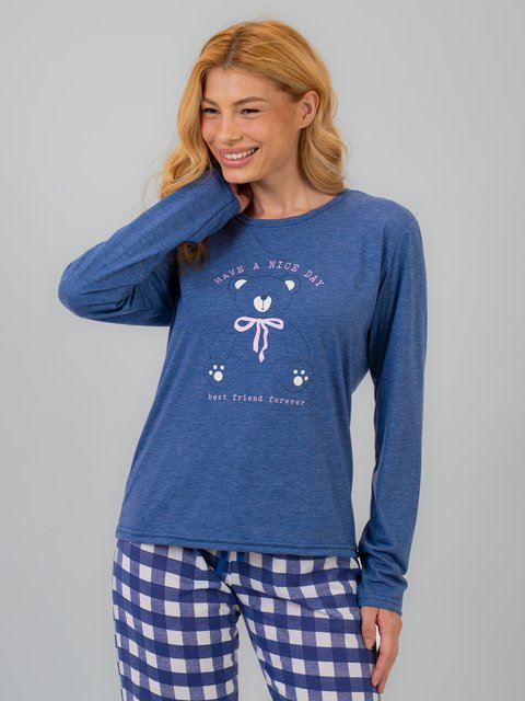 Pijama Feminino de Inverno - Nice Day Family
