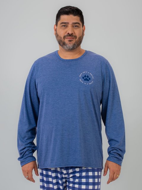 Pijama Masculino Plus Size de Inverno - Nice Day Family