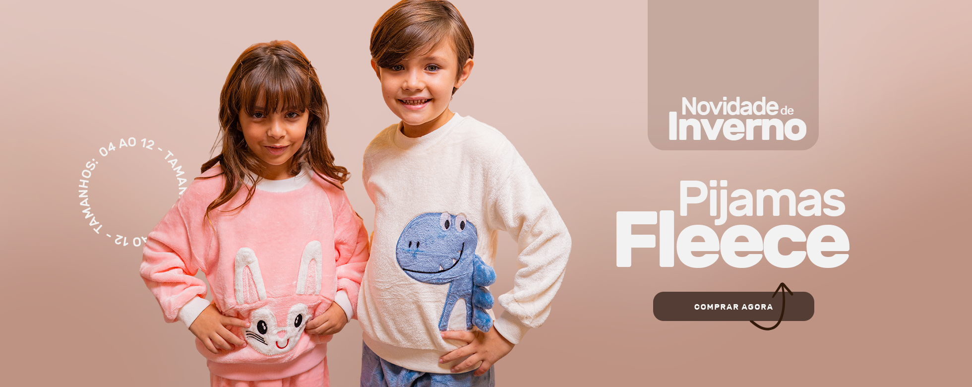 Novidade de Inverno — Pijamas Fleece