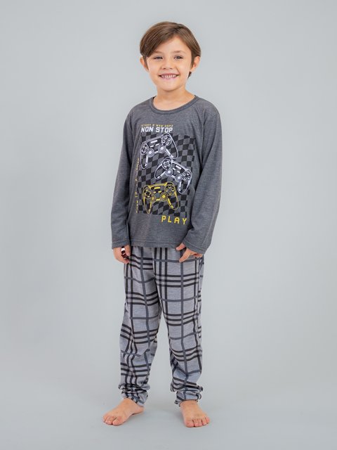 Pijama Infantil Menino de Inverno - Hora de Jogar