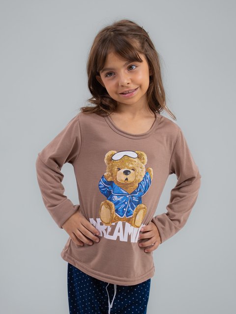 Pijama Infantil Menina de Inverno - Dreaming