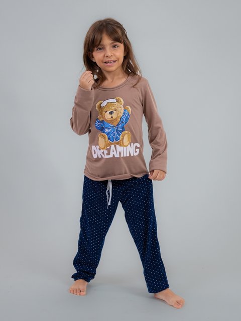 Pijama Infantil Menina de Inverno - Dreaming